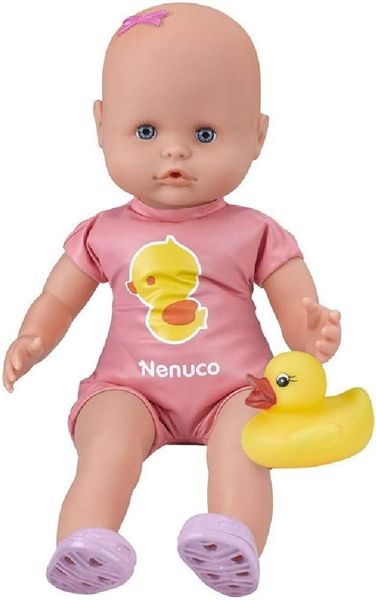 Nenuco — Mi Primer Baño (muñeco blandito sumergible 35 cm, Famosa)