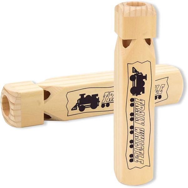 Silbato de Tren de Madera 4 Tonos (pack de 2)