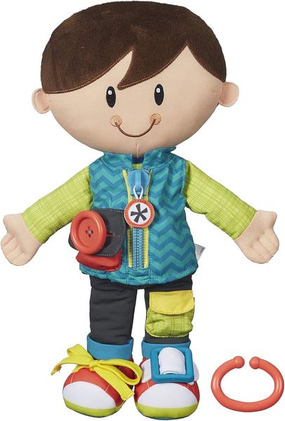 Playskool — Muñeco Dressy Kids para aprender a vestirse (5 cierres)