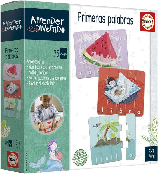 Educa — Yo Aprendo las Primeras Palabras (forma palabras uniendo letras)