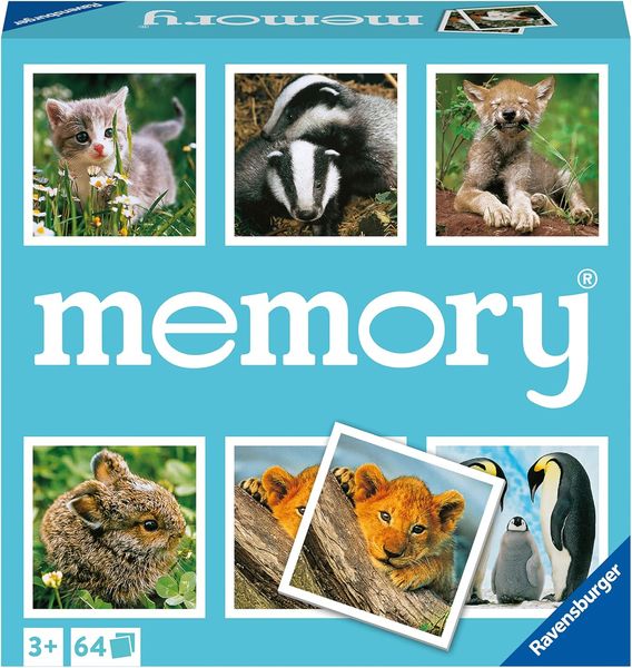 Ravensburger — Memory Animal Babies (versión en español, 24 parejas)